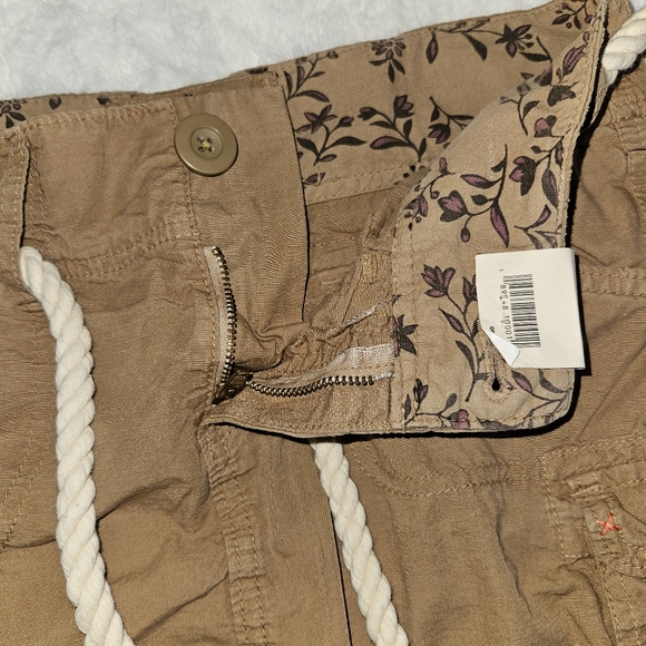 NWT! Y2k Mini Skirt Cargo Old Navy Ultra Low Waist Khaki Rope Belt 2000s NEW - Picture 11 of 16